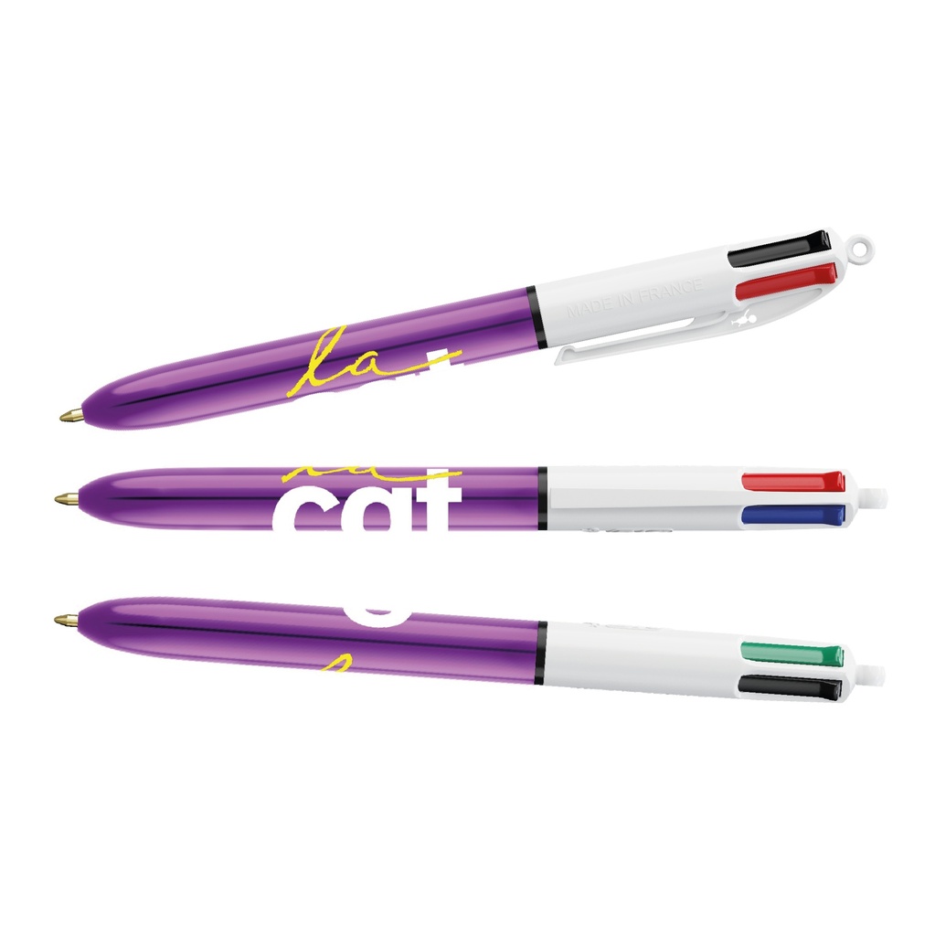 Stylo BIC® 4 Couleurs violet shine 