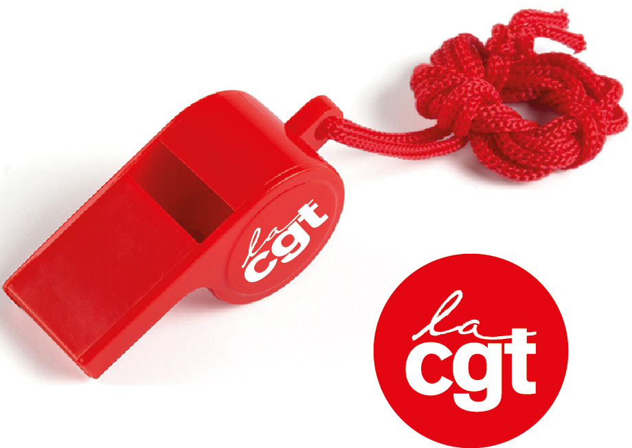 Sifflet rouge PVC 