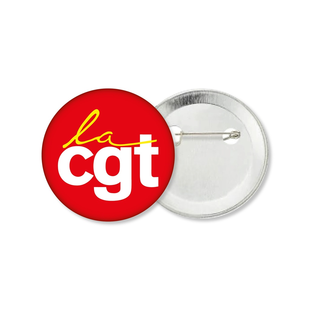 Badge métal  La CGT