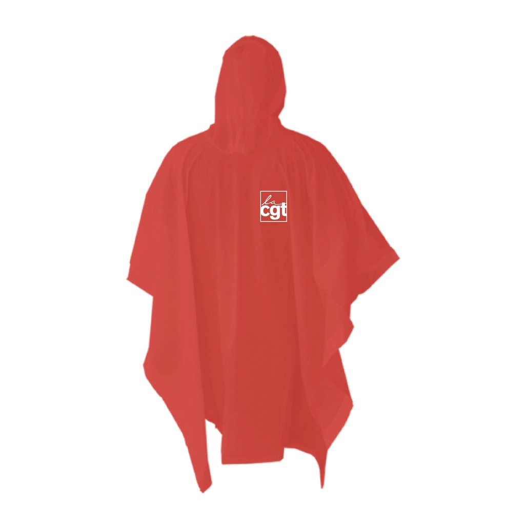 Poncho rouge  