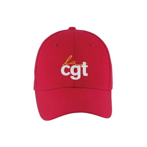 [CGTBF025CLASSICRED] Casquette rouge brodée