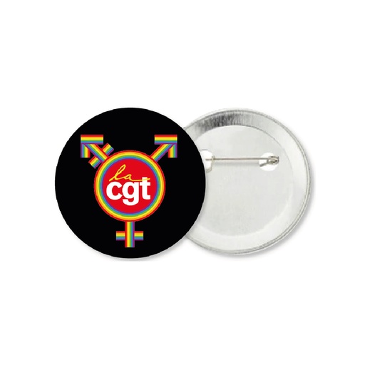 [BOUTIQUECGTM00150LGBT5CM] Badge métal LGBT